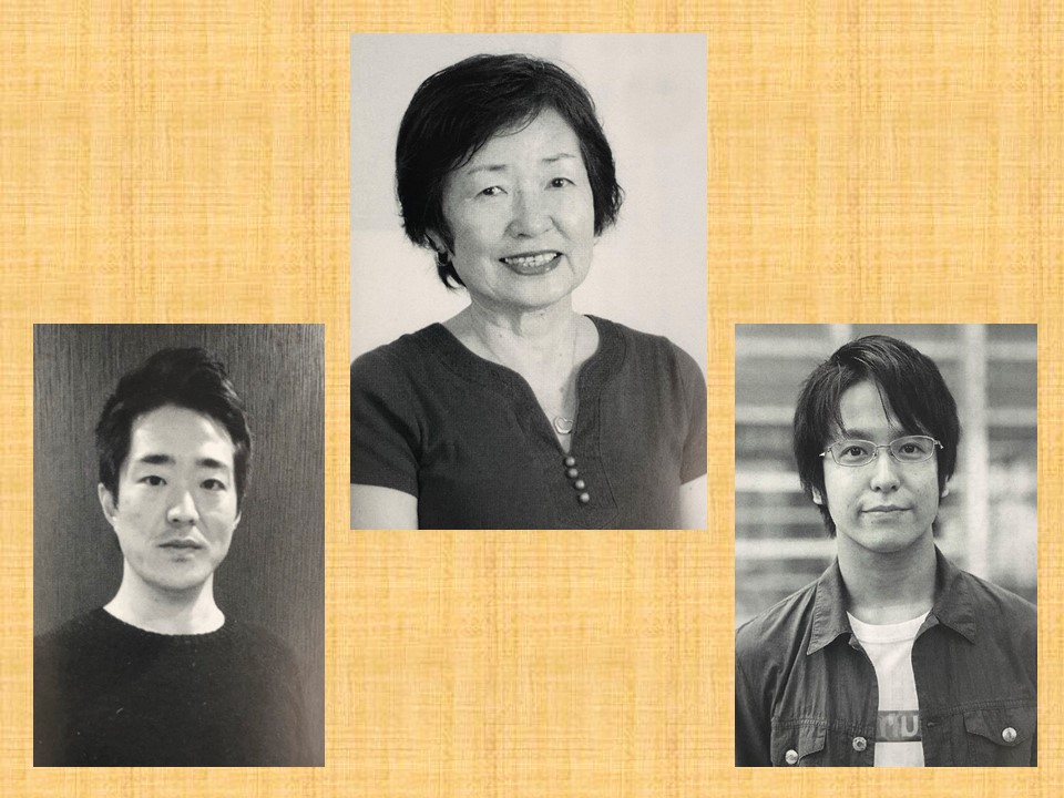 ▲令和2年年度賞受賞者 上段:鷹俳句賞 志田千惠 右:鷹新人賞 山田友樹 左:鷹新葉賞 大野潤治
